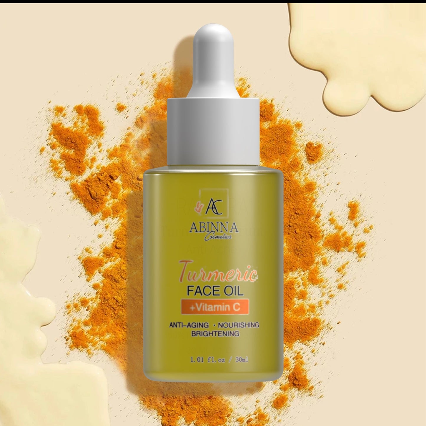 Turmeric & Ginger face oil - Abinna Cosmetics