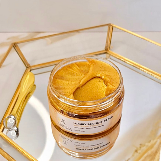 24K Gold Exfoliating Scrub - Abinna Cosmetics