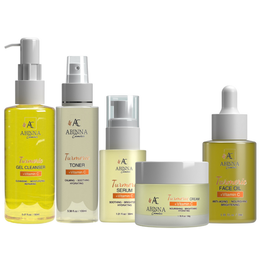 Anti Acne Skincare Set (5 STEPS TO A HEALTHY GLOWING SKIN) - Abinna Cosmetics